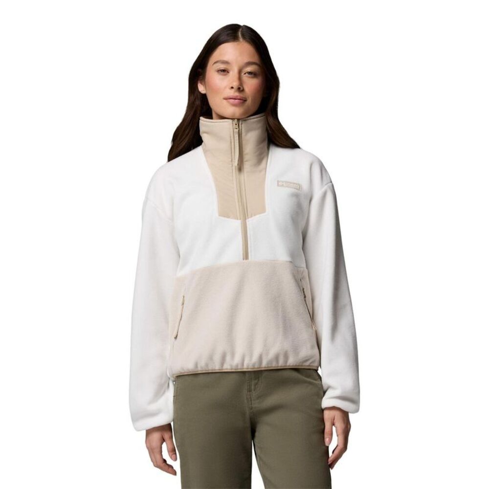 Columbia Womens/Ladies Sequoia Fleece Half Zip Pullover / Sea Salt